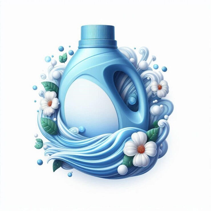 فروش عمده مایع لباسشویی عطری سازگار و خوشبو 1 blue bottle laundry detergent white backgound 1007227 3928 1