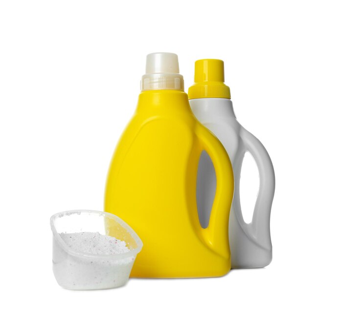bottles detergent washing powder baby s clothes white background 495423 32947