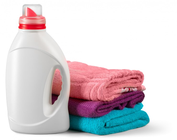 bottles towels isolated 93675 32316