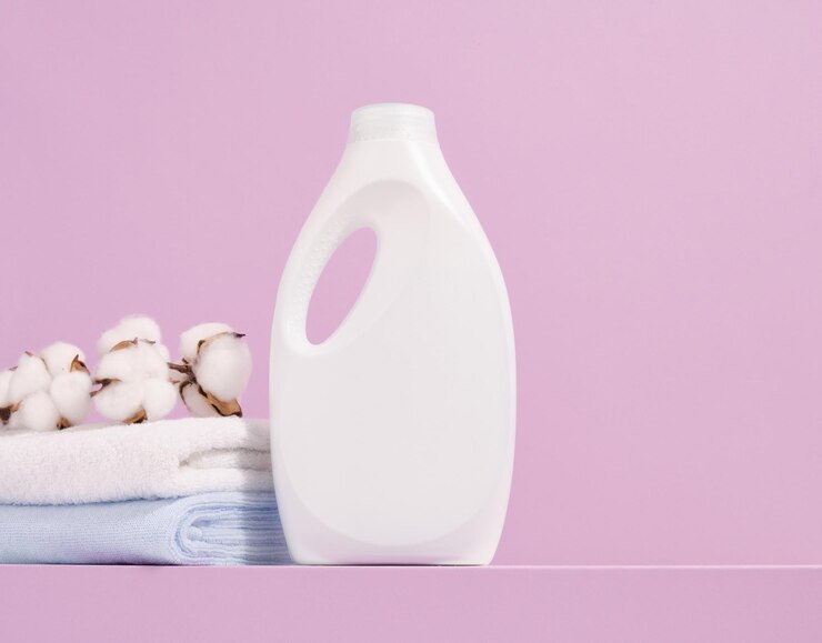 cleanliness with washing powder clean towels copy space text 594847 3596