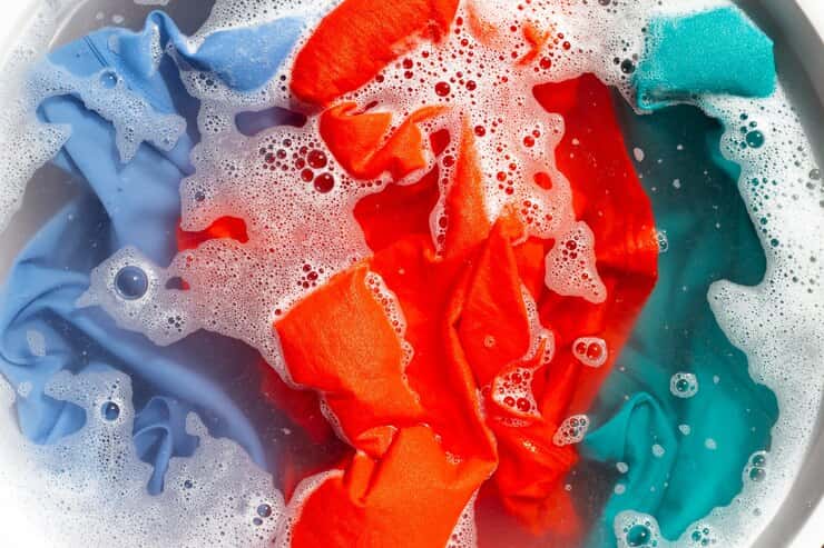 color clothes soak powder detergent water dissolution laundry concept 51524 13902 1