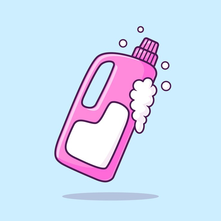 detergent bottle cartoon vector icon illustration healthcare object icon isolated flat vector 138676 13651 1