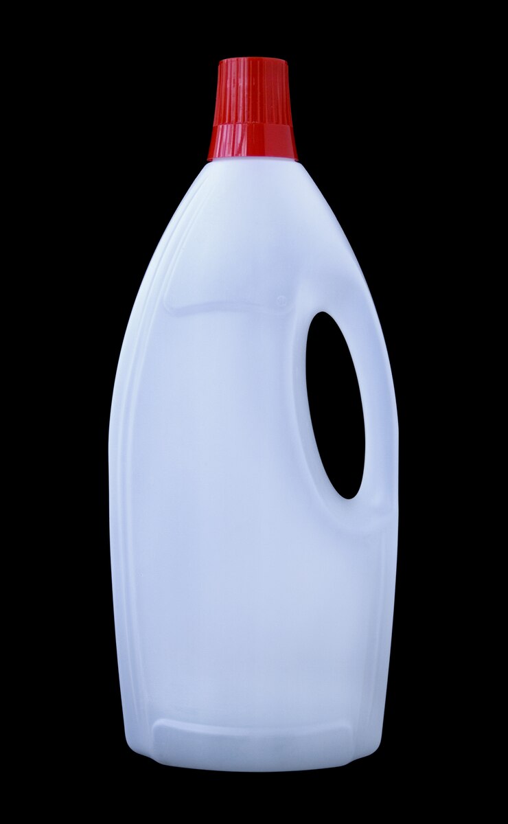 detergent plastic bottle isolated black background with clipping path 118047 97