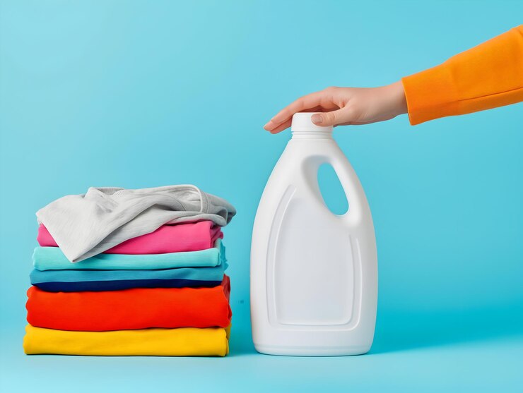 hand reaching white milk bottle with colorful towel top it 1157018 260