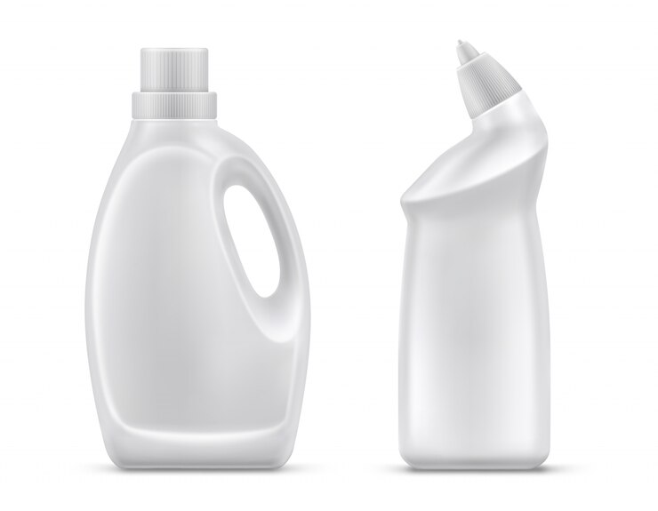 household chemistry bottles isolated vector 1441 732