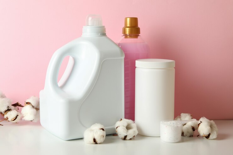 laundry accessories white table against pink 185193 26938