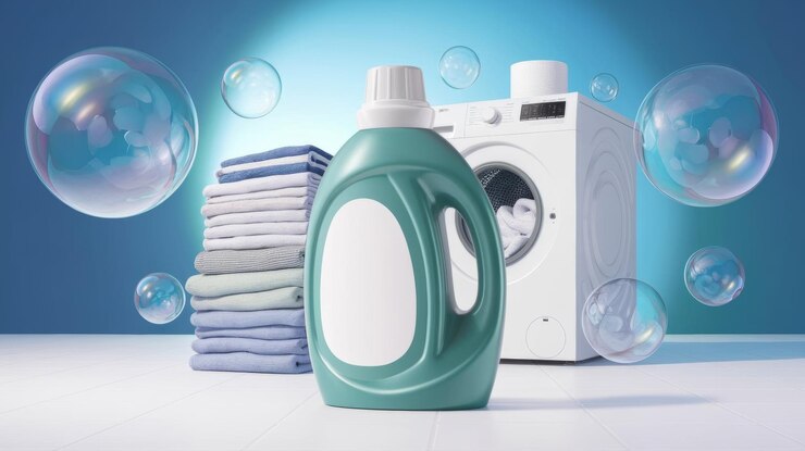 فروش عمده مایع لباسشویی غلیظ با فرمولاسیون نوین 3 laundry detergent bottle clean clothes washing machine bubbles 935722 15623