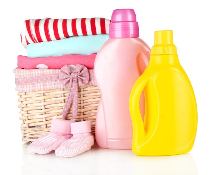 خرید مایع لباسشویی نوزاد با ترکیبی ویژه 1 softener dryers children clothes isolated white 392895 513498 1